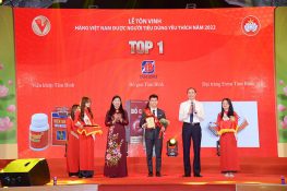 Ba sản phẩm của Tâm Bình góp mặt trong Top 1 “Hàng Việt Nam được người tiêu dùng yêu thích 2022”